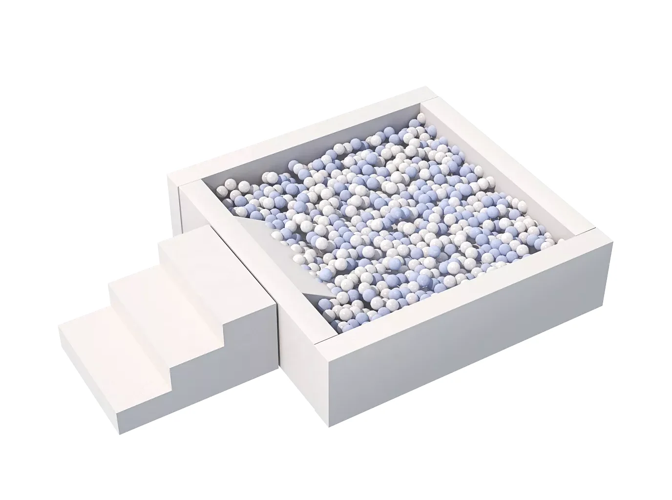 Kids Square Small Ball Pool Play Sets Kids Ball Pit Games, Children Soft Play Equipment Toys for Kindergarten Home Use