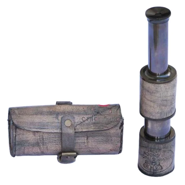 Thanks Giving Day Gift Telescope  Brass Designer Outdoor Hiking Pullout Telescope Vintage Nautical Travelling Camping Telescope