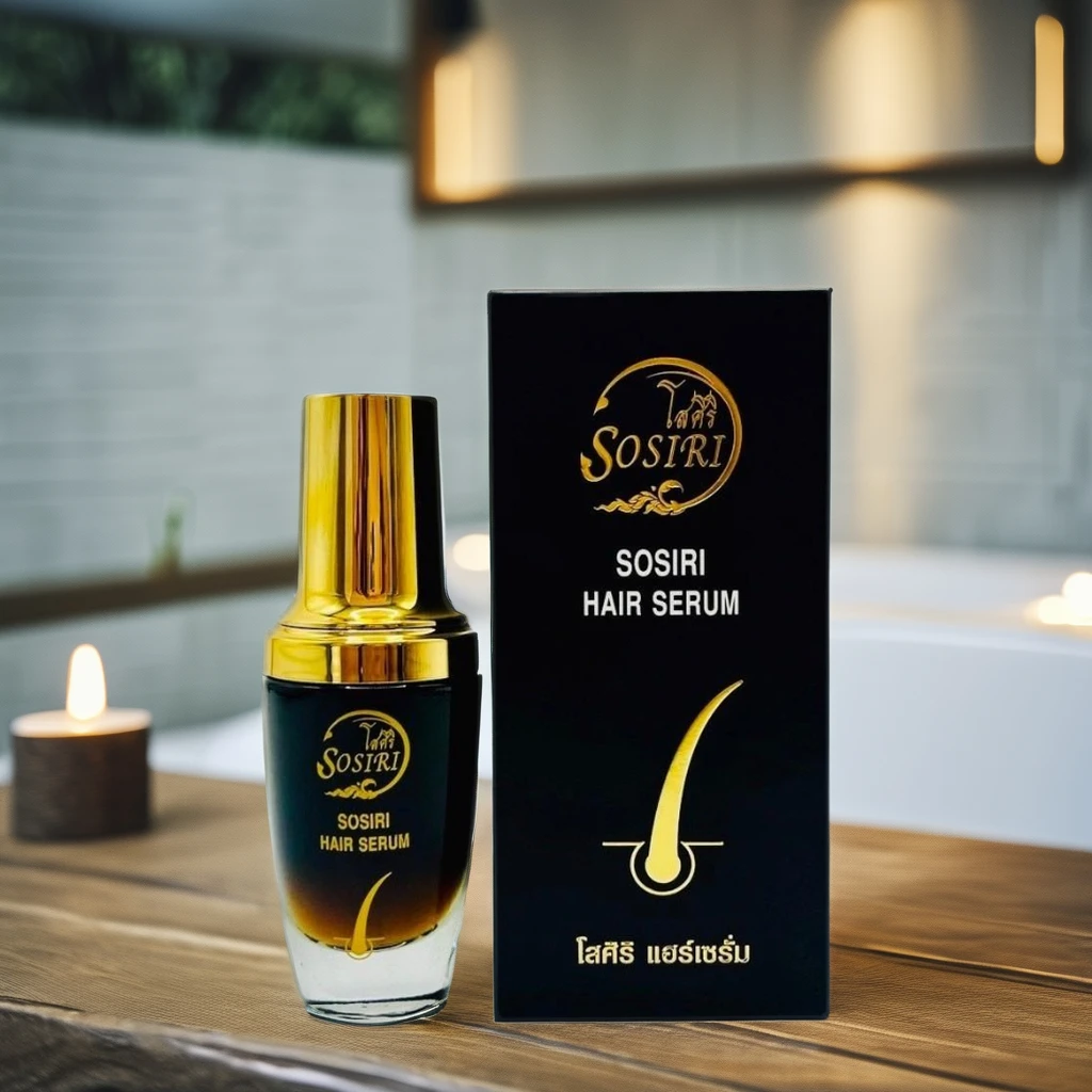 SOSIRI Organic Hair Serum for Curly Hair Herbal Hair Regrowth Tonic