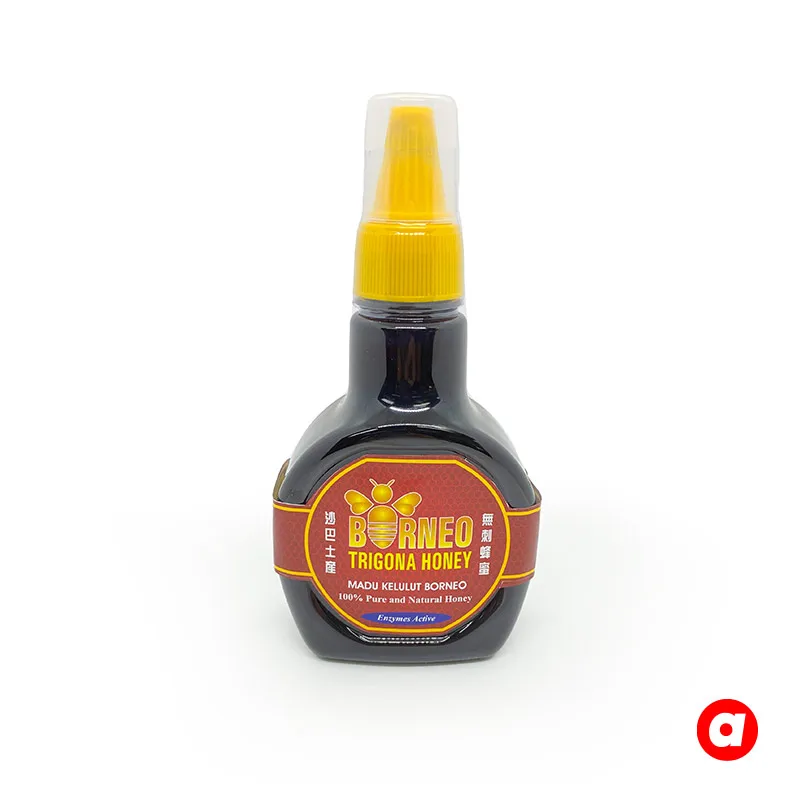Premium Grade Malaysia Sabah Honey Type Dark Colour Borneo Trigona Honey Bottle With 2 Years Shelf Life