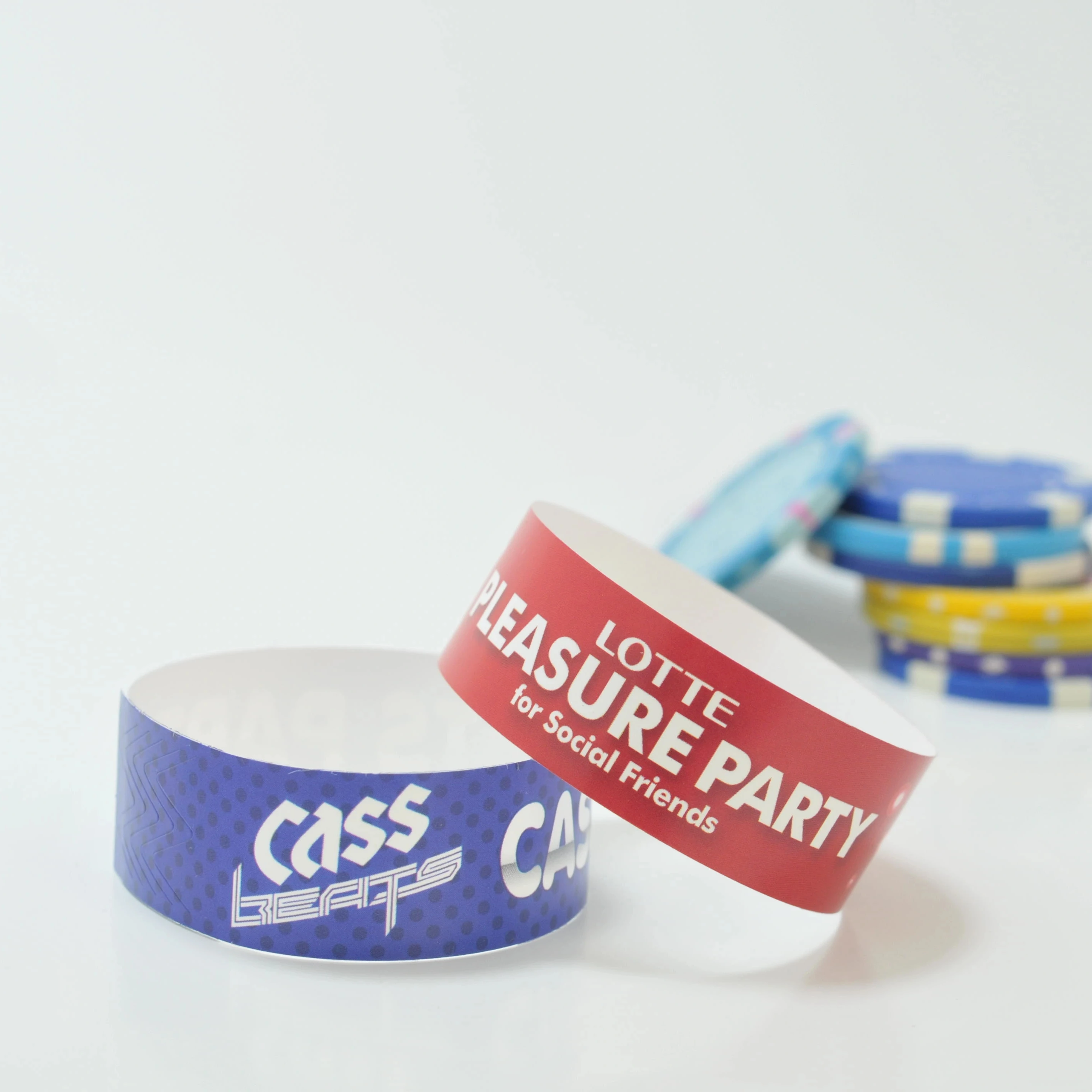 Event festival Wristband dupont TYVEK paper bracelet waterproof disposable tickets promotion club party supplies one time use