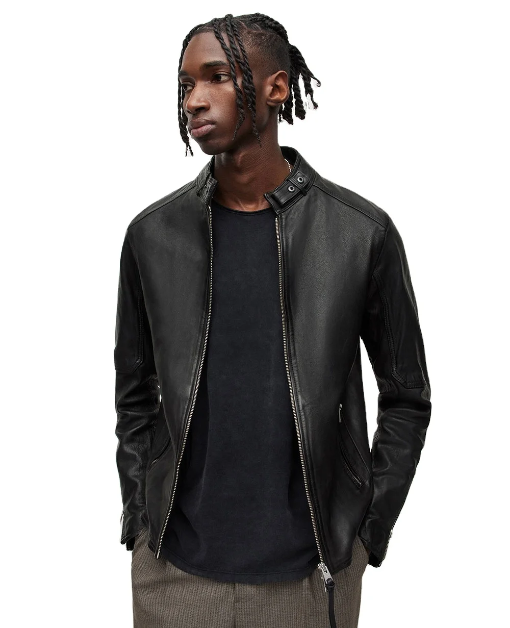 Fully Customized Genuine Cowhide Buffalo Men Breathable Sheepskin & Lambskin Leather Jackets Made in Sialkot Pakistan