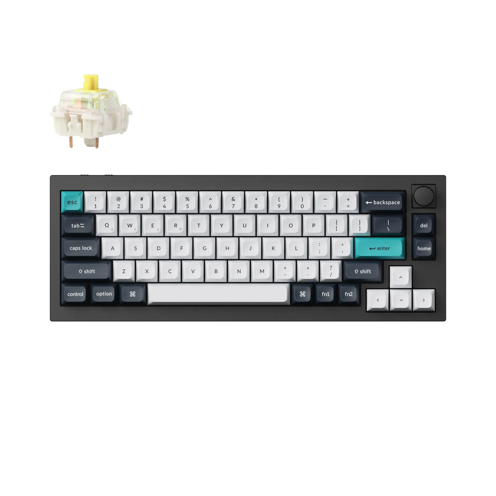 Keychron Q2 Max 65% QMK/VIA Wireless Custom Mechanical Keyboard for Mac