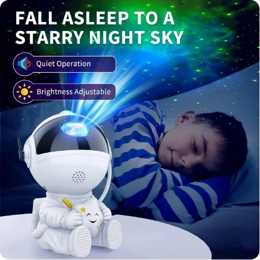 Star Galaxy Projector Night Light Space Astronaut Projector Starry Nebula Ceiling LED Lamp for Bedroom Home Decorative kids gift