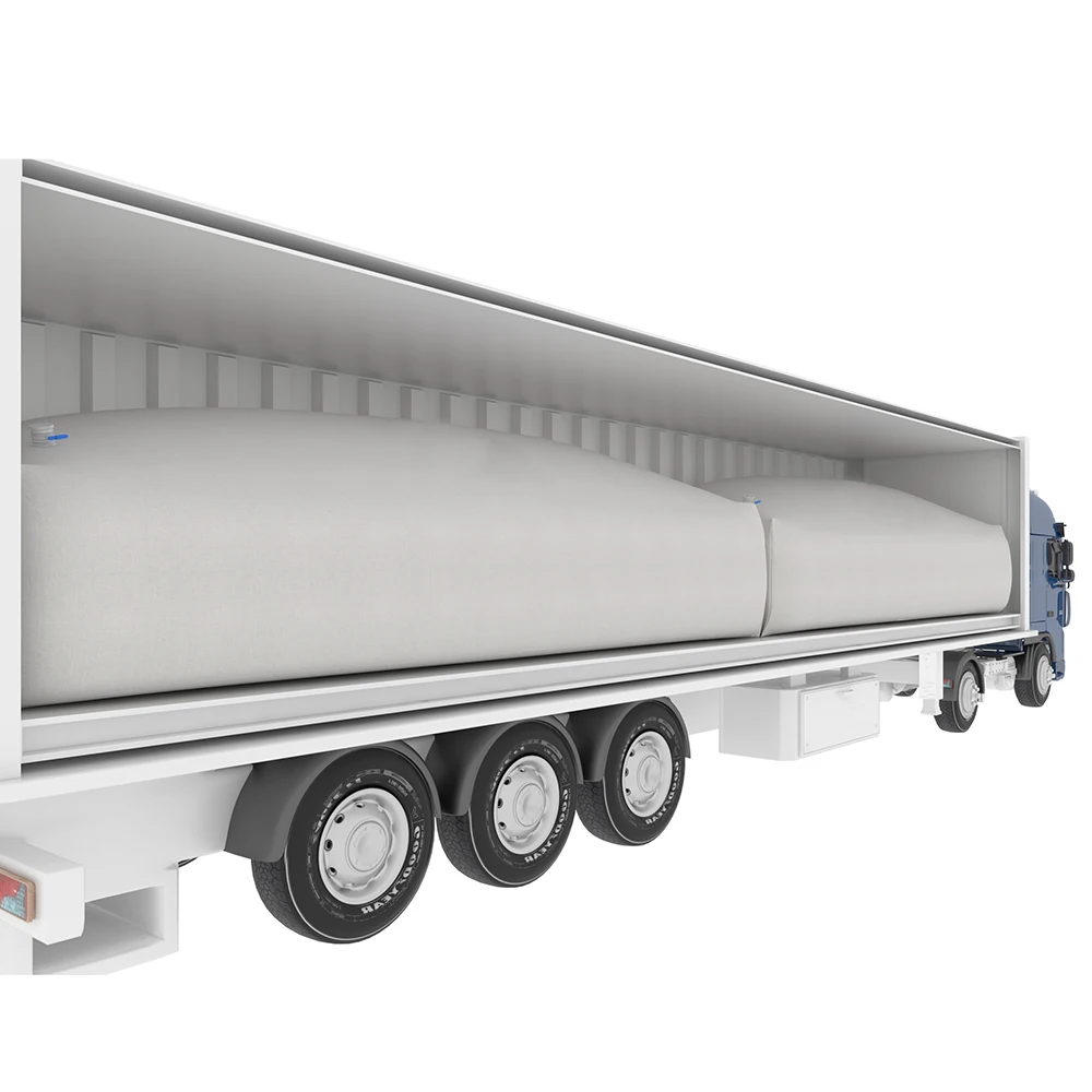 Liquid Transportation Container Liner Bag 40FT PP Woven Fabric Sunflower Oil Bulk Flexitank