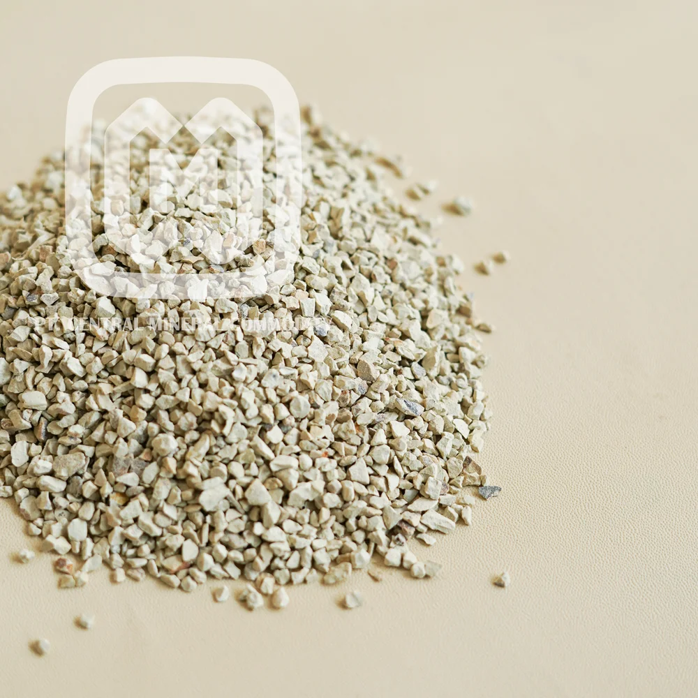 NATURAL ZEOLITE FOR AQUACULTURE FISH SHRIMP POND WATER FILTER HIGH CEC CLINOPTILOLITE MINERAL GRAVEL size 2-4mm BEIGE COLOUR