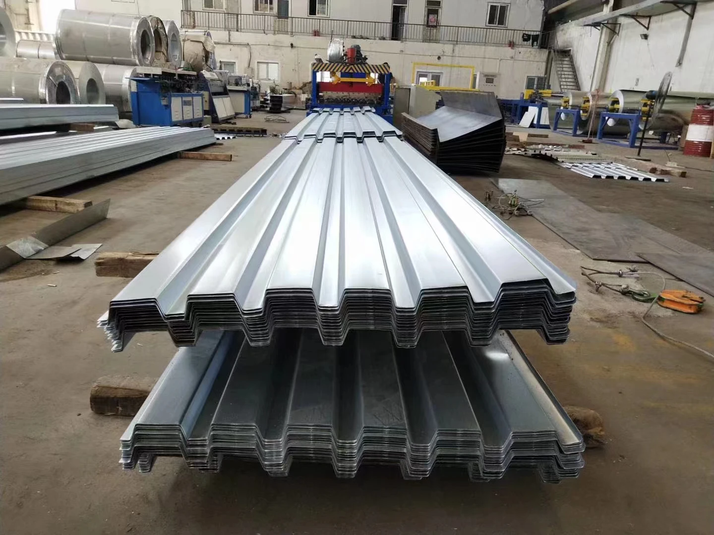 Building Materials 0.6mm Galvanized Decking Roof Steel Corrugated Plate Metal Floor Steel Deck Sheet For Concrete Slab