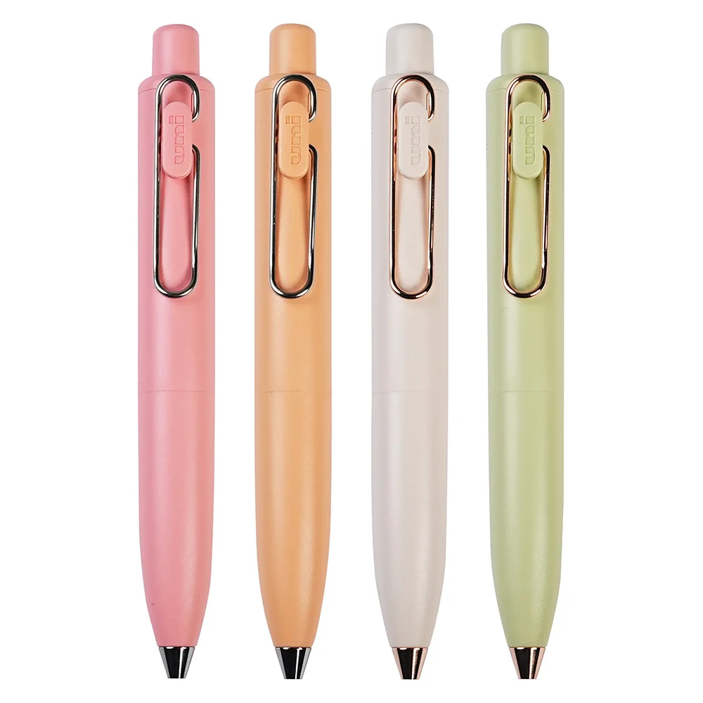 Ballpoint Pen Pocket Low Center of Gravity Ball Pen Rose Gold Fat Pen 0.5mm 0.38mm Student Stationery Office uni-ball One P