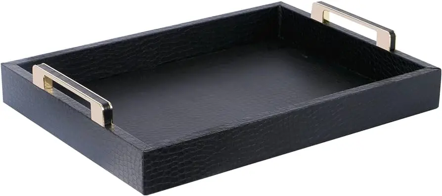 Wholesale Indian Famous Simple Design Metal Serving Tray Wedding Service Tray Strong base Safety Juice Tray