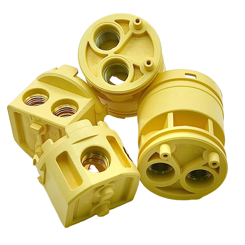Automobiles insert molding parts of PC/ ABS/ PA plastic injection