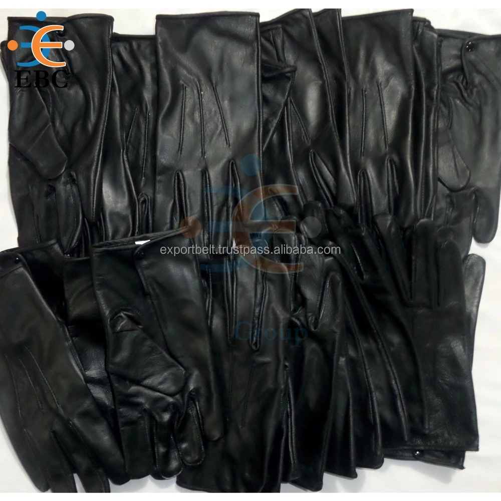 Showcase Marching Band Gloves Full Finger Free Size Daily Life Logo Patch Ceremonial Inspection Parade Gloves 100% Cotton White