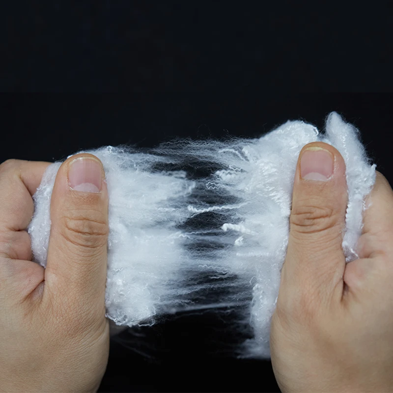 PSF 1.2D x 32 мм 38 100% переработанное SD RW класса A для спиннинга пряжи Полиэфирное штапельное