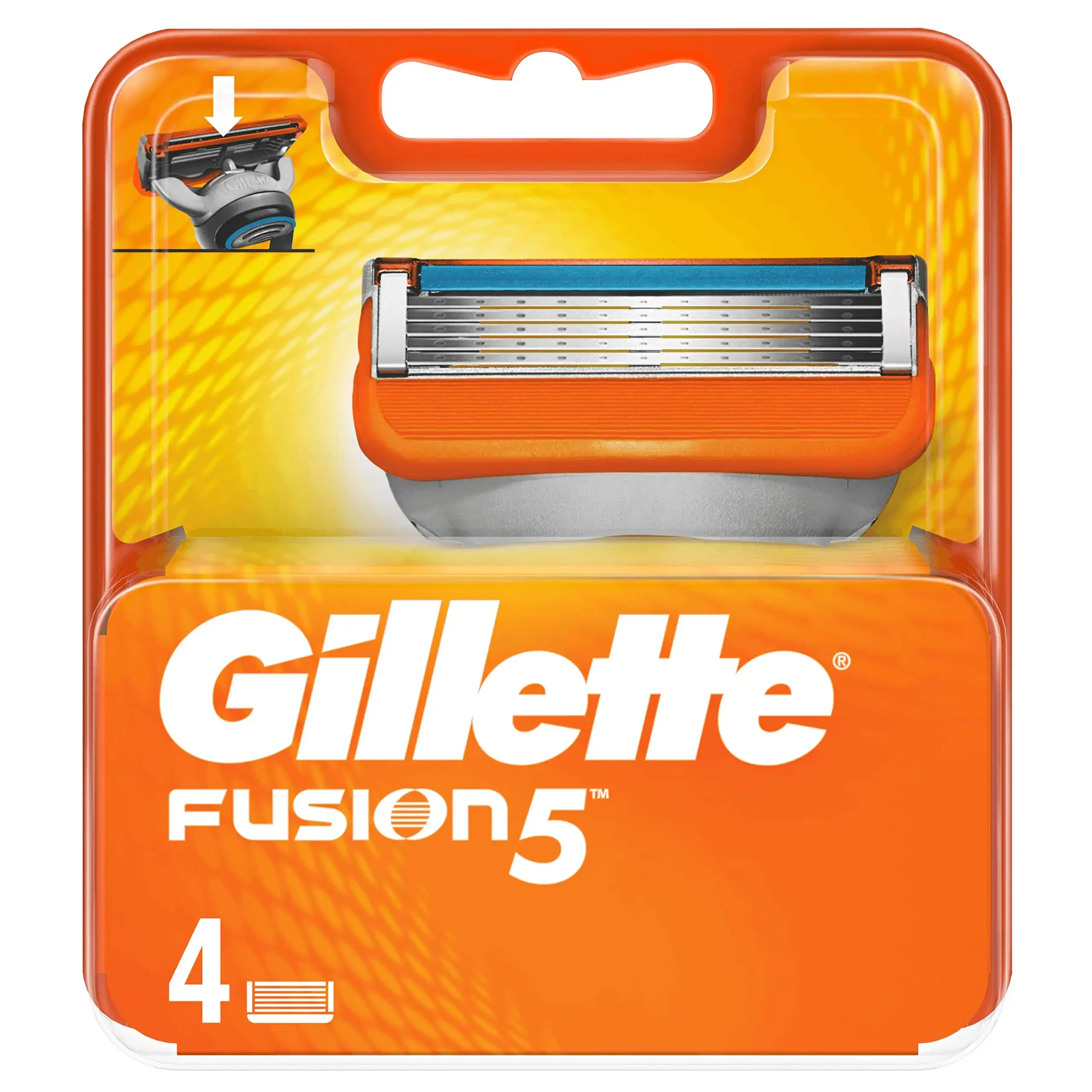 Gillette Razor Fusion Proglide 5pcs/pack 4packs/box 5boxes/case for Face Body Bikini Underarm Vietnam Wholesale