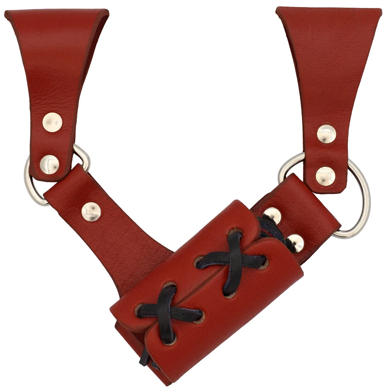 Top Quality Left Handed Medieval Sword Frog in Maroon Color made of Genuine Vegetable Tanned Cow Leather Sword Holster / Holder