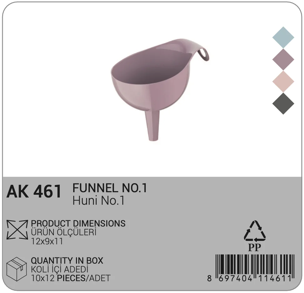 AFOSSA Funnel with Handle for Easy Liquid Transfer No-Spill Funnel for Home or Industrial Use Perfect for Oil Gas or Water