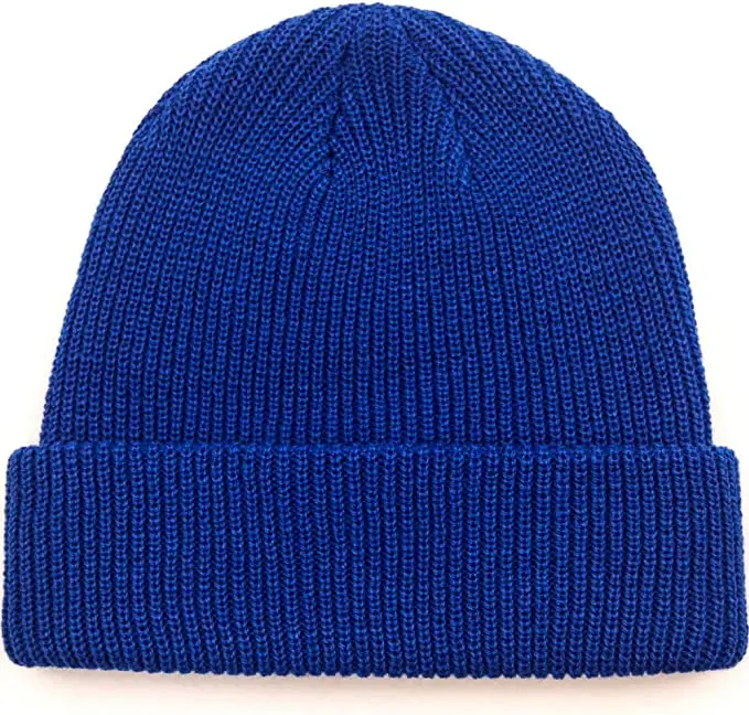 Hot sale Beanie Hat Knit Beanie for Men and Women Cuffed Long Beanie Kelly