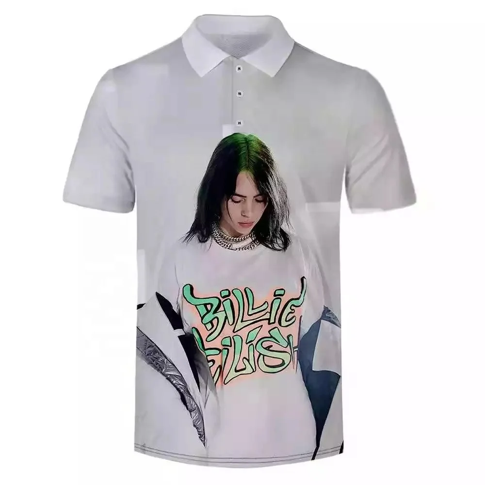 100% Cotton Sublimation Printed Customize Dart Polo Shirts With Pocket Custom Men  PLS-0035