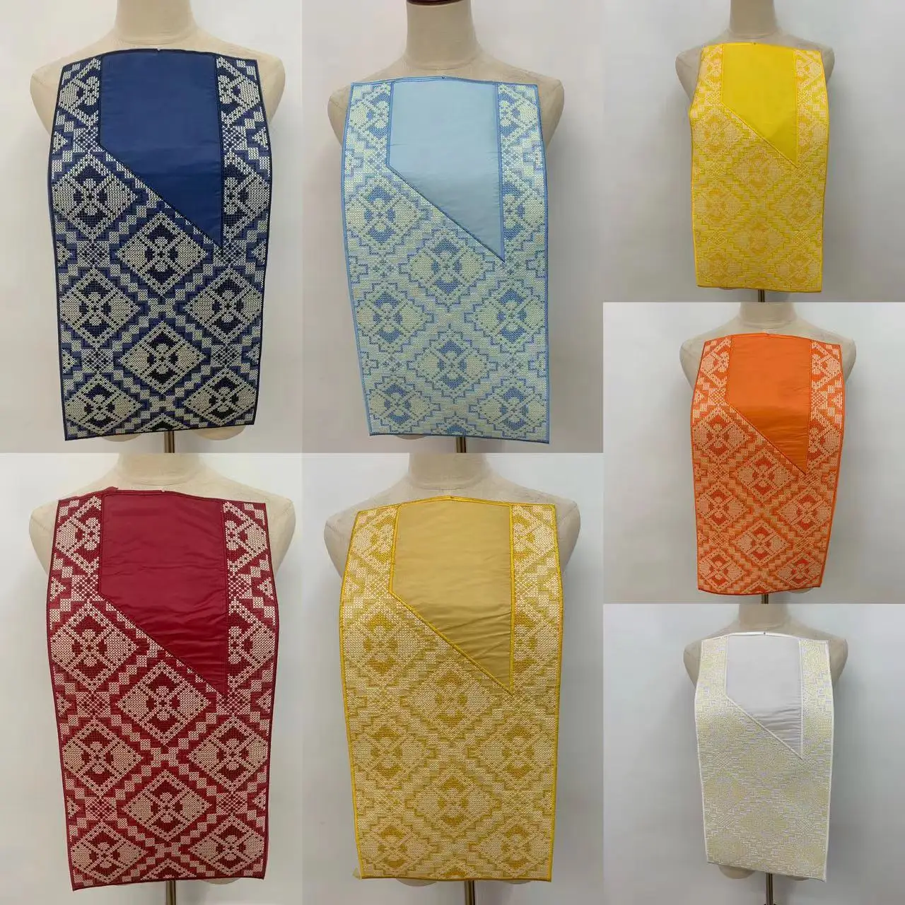 Glue-backed collar clothing accessories