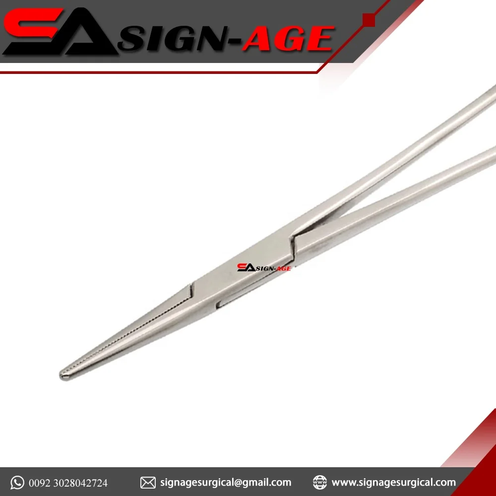CE Approved Halstead Straight Mosquito Artery Forceps Micro-Mosquito Forceps In Custom Sizes Sign-Age Surgical