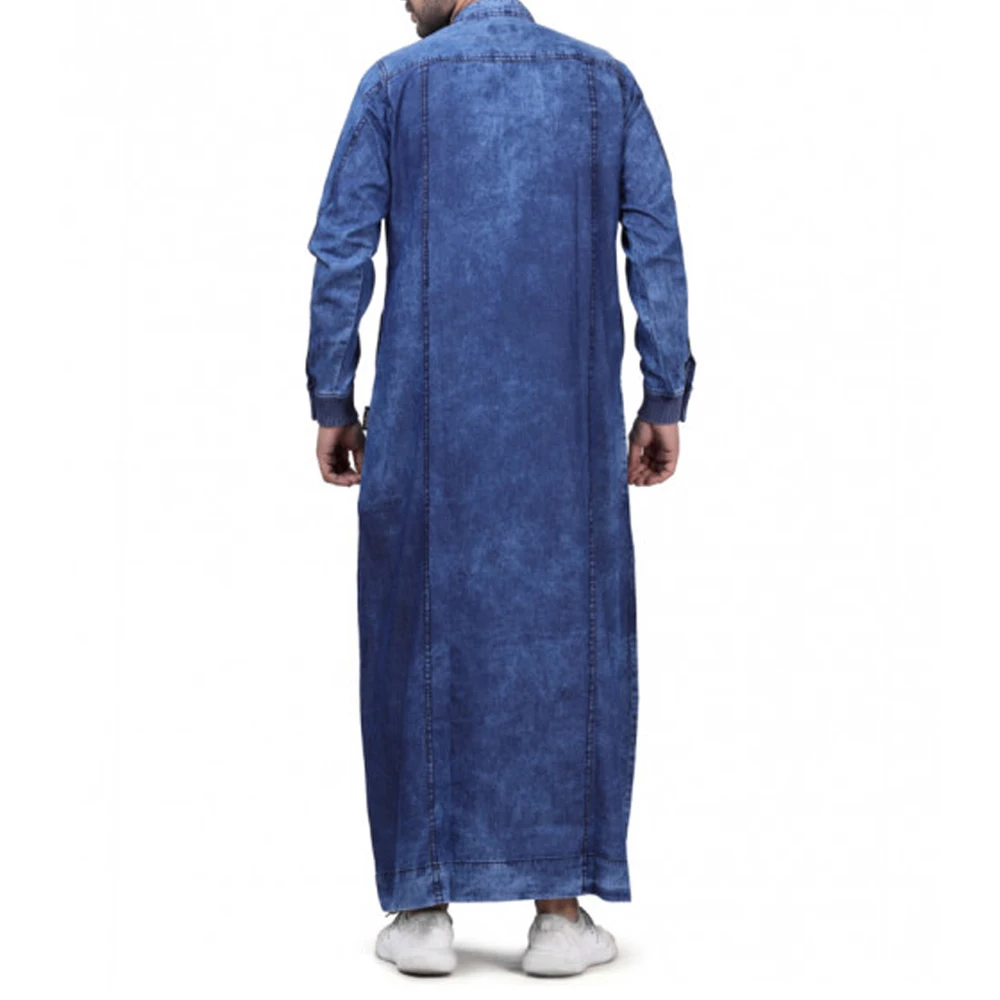 Traditional Muslim Cloth Kaftan Dubai Daffah Dressed High Quality Islamic Caftan Wholesale Arab Abayas Muslim Clothing