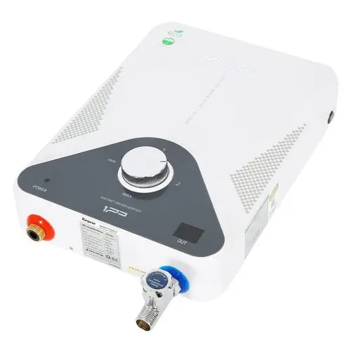 Hot sale Tankless water heater for kitchen and hotel home with booster pump 4000w customizable Made in Vietnam