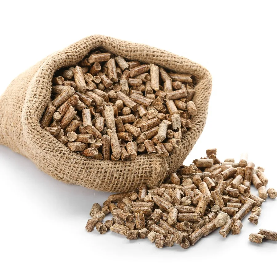 The factory sells biomass pellets pine wood burning for heating is more resistant to burning, no smoke, no impurities, high heat