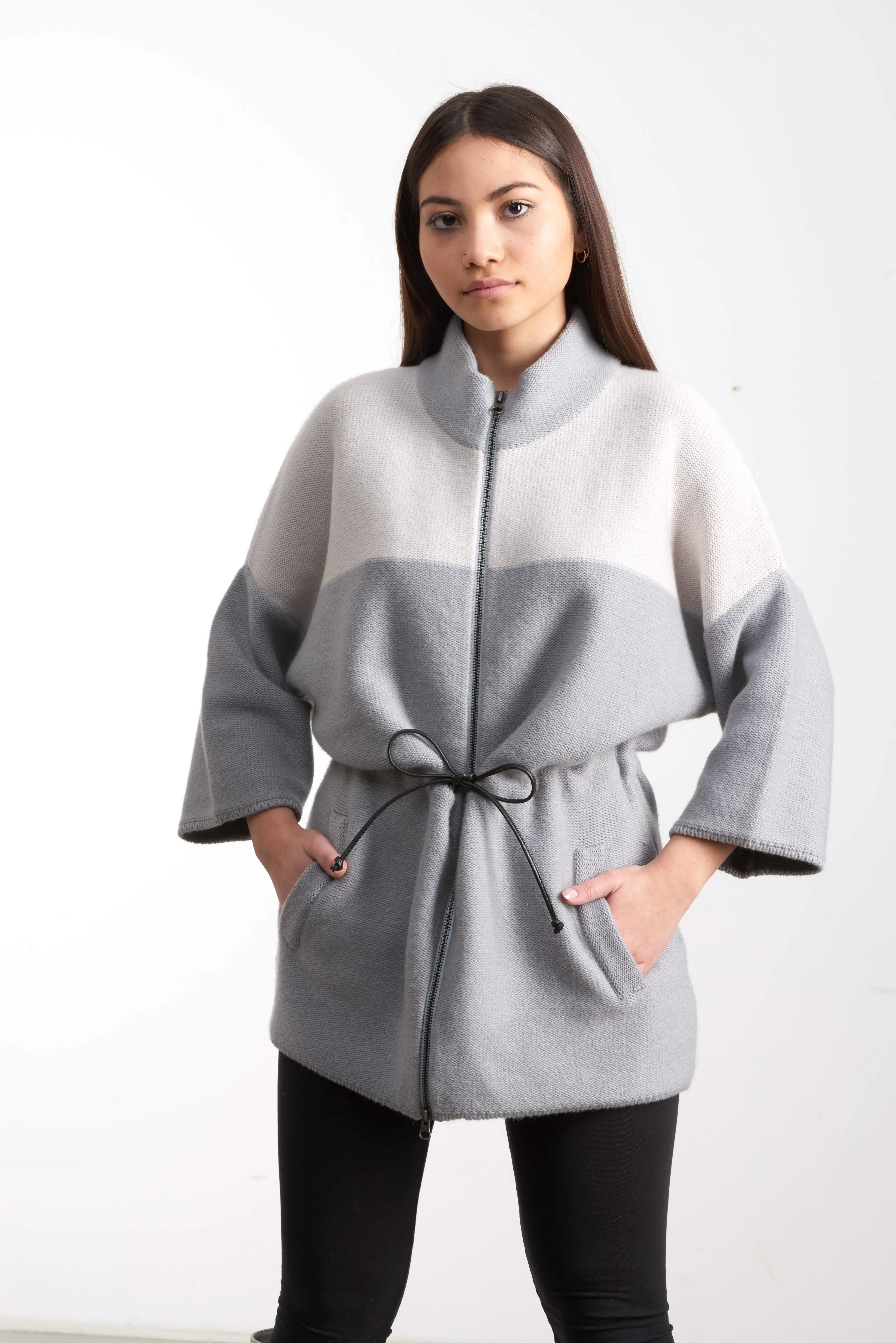 Premium Quality Parka 5 yarns 100% cashmere sporty luxurious style designed and krafted entirely Made in Italy Red M