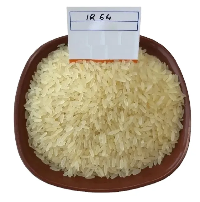 IR 64 Long grain white Rice 14% Moisture Long Grain Raw Rice long and Slender Shape Soft and Fluffy Texture when boiled / Steam