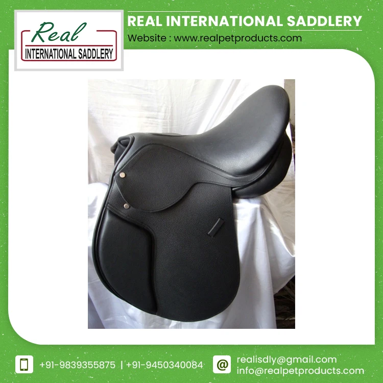 Good Quality Best Supplier Pure Leather Material Customized Attractive English Saddle from Indian Manufacturer