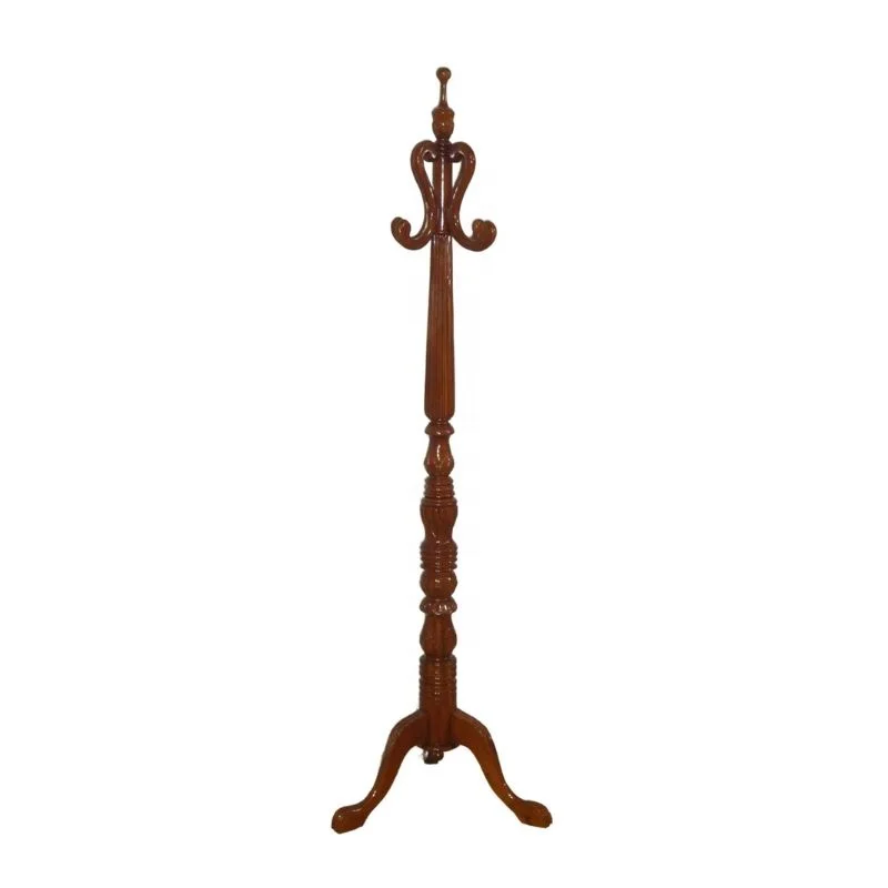 Wooden Clothes Stand Coat Rack Hat Stand Furniture Accessories Antique Coat Hanger for Home Office Hotel Bedroom Furniture