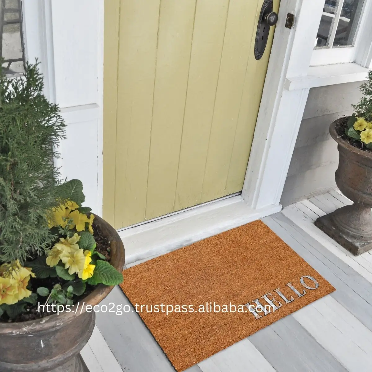 Hight Quality Bulk Wholesale Coconut Doormat Door Mat Coconut Coir Outdoor Indoor Entryway By Eco2go Viet Nam