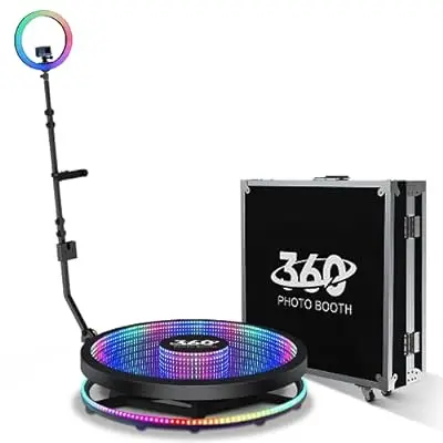 High Quality 3D 360 Photo Booth Taking Video 360 Photo Booth Automatic with Free Accessories Photobooth 360