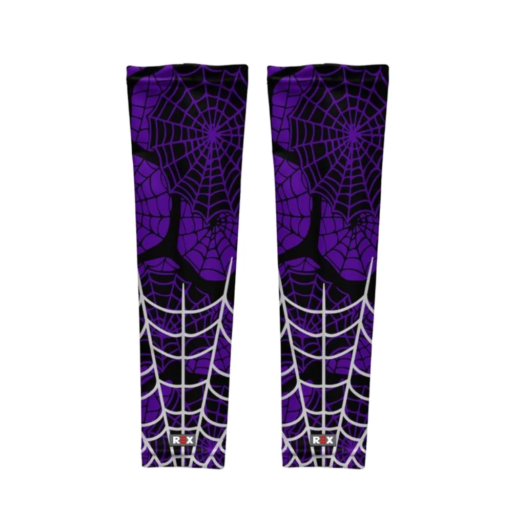 Оптовая продажа на заказ защита от УФ паутина быстросохнущие дышащие Компрессионные рукава для занятий спортом открытом воздухе и велоспортом