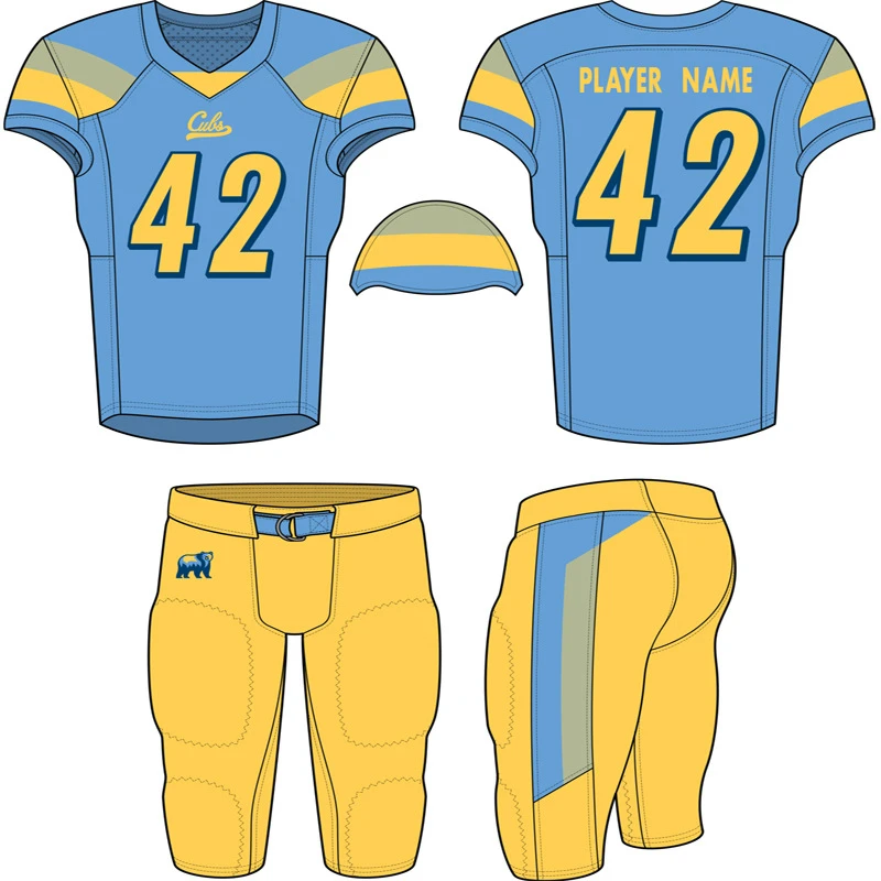 Team Athletic Wear American Football Jerseys Uniform Custom Cheap American Football Uniform For Youth