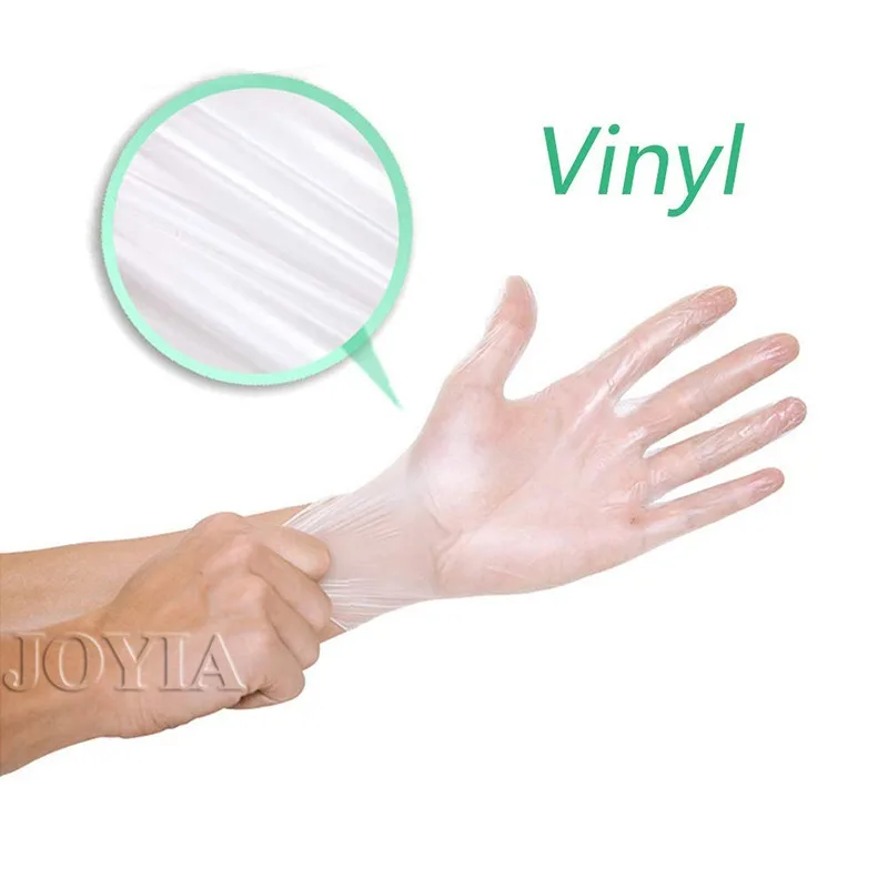 Food  Clear PVC Gloves Kitchen PVC Cleaning Health Gloves Disposable Gloves Kitchen Gadget