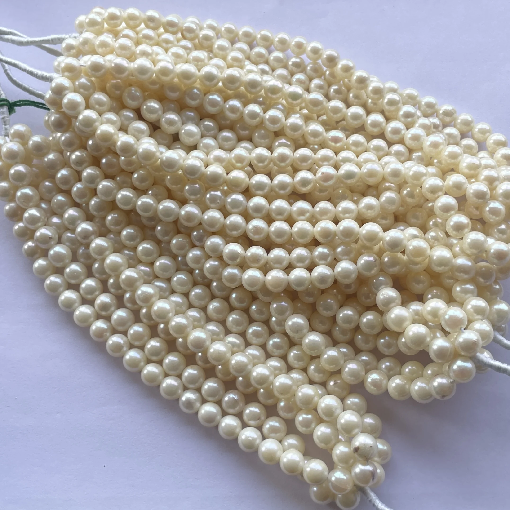 7mm Natural White Yellow Color Freshwater Pearl Stone Round Beads Strands Strings from Manufacturer Online India Alibaba 2024