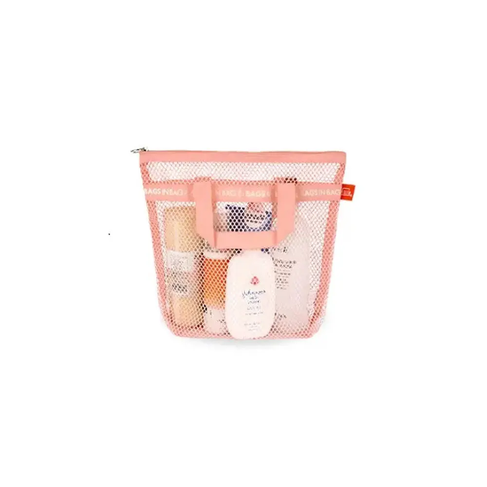 [BAGSINBAG]KOTRA Сетчатая Сумка для ванной футляр футболки одеяло органайзер путешествий с застежкой-молнией ежедневная
