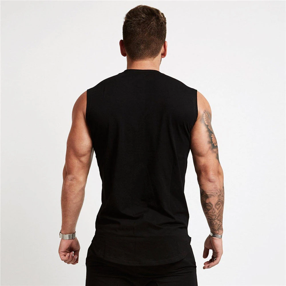 New Arrival Cheap Stylish Muscle Fitted Custom Singlet Mens Breathable Gym Stringer Tank Top Wholesale