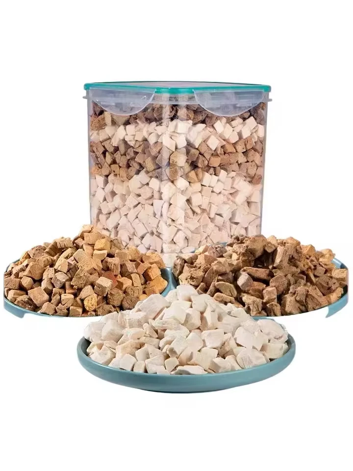 Замораживание сушеного мяса кролика для собак и кошек лакомства домашних животных один ингредиент закуски