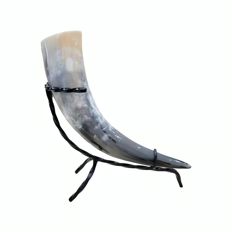 Wholesale of Natural Buffalo Viking Drinking Horns with Metal Stand - Perfect for Gifting &  Agate at Affordable Prices
