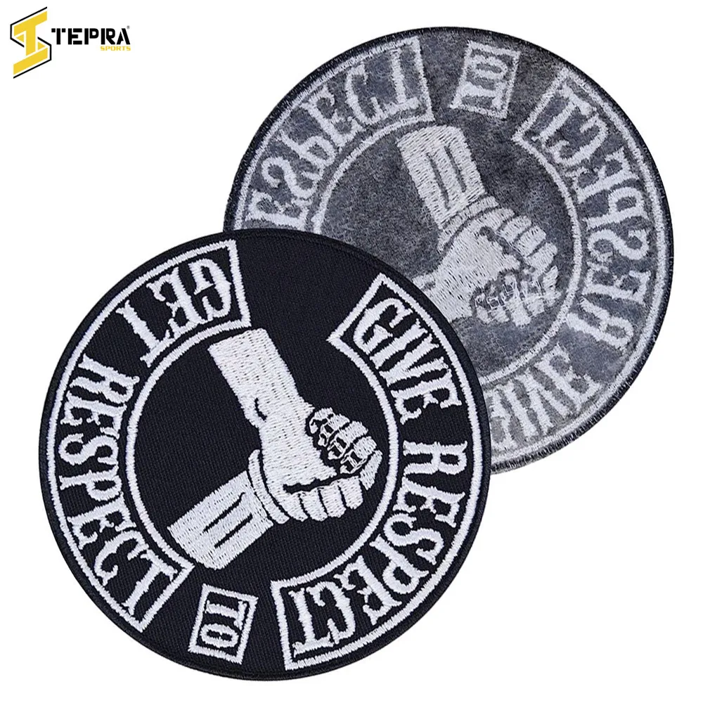 in Different Design Hand Made Newest Embroidery Patches by TEPRA SPORTS Make Your Own Product