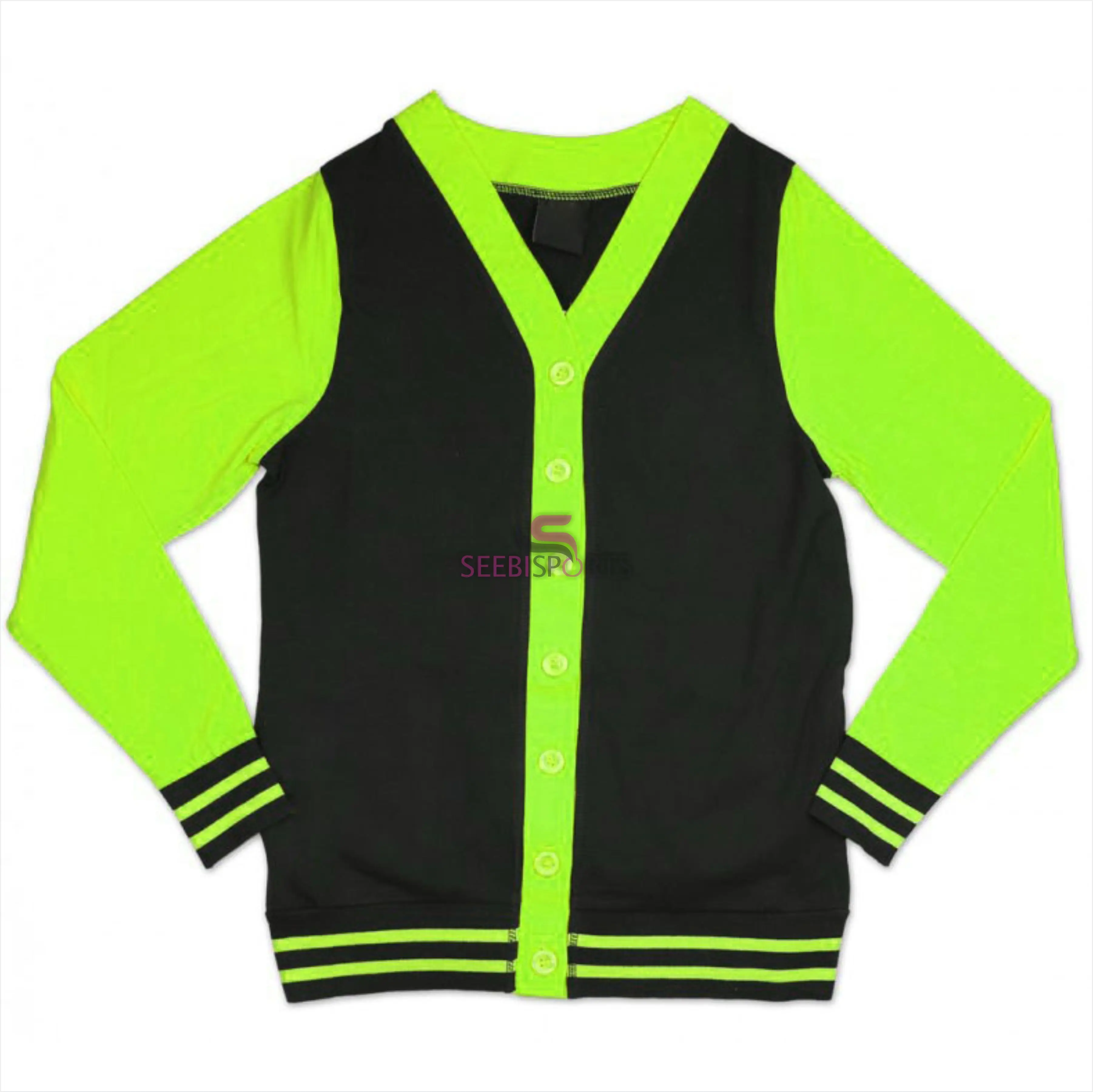 Newly Cardigan Coat Sweater Long Sleeve Knit Sweaters custom Letterman Cardigan Sweater for Men