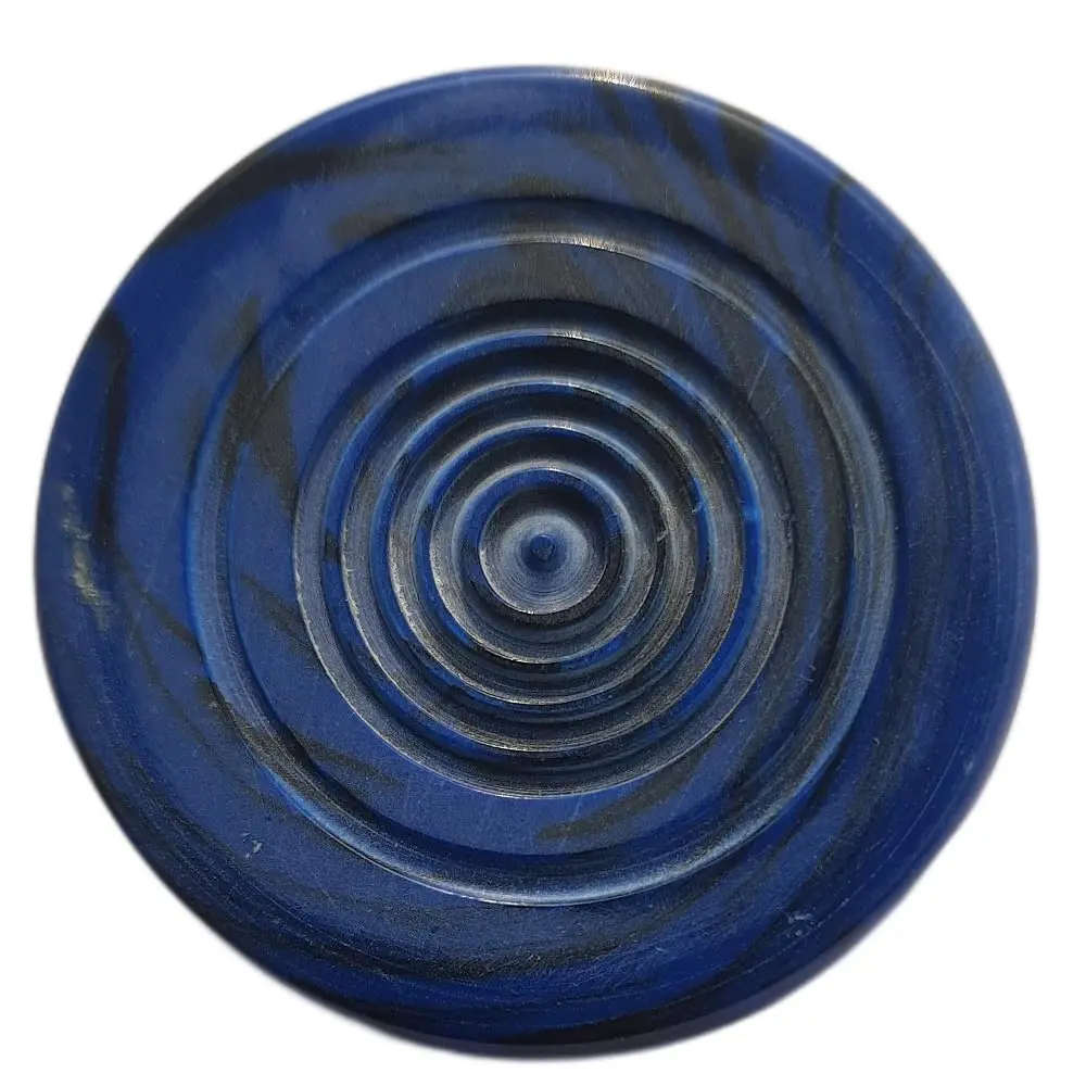 New Arrival Premium Quality New Design Blue and Black Texture Resin striker for carrom at wholesale rate by ZAM ZAM IMPEX