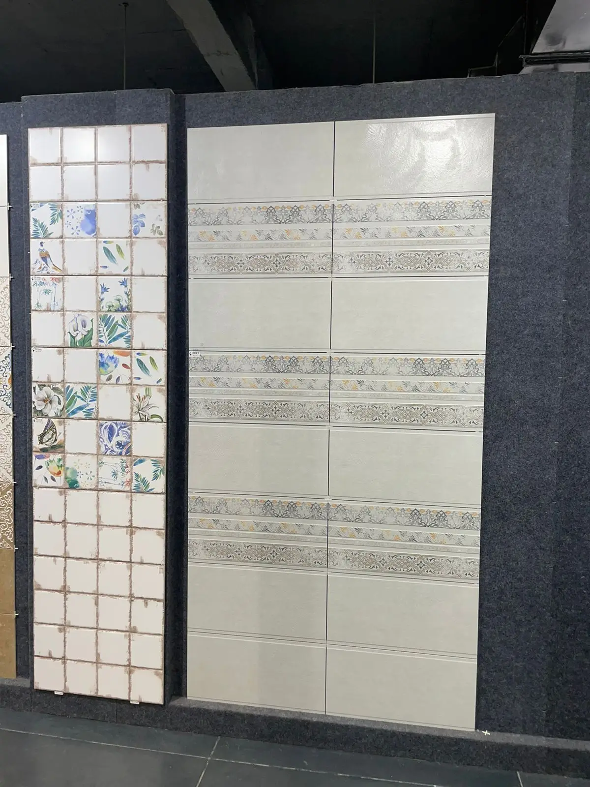 300x600mm glossy rectified white Foshan glazed ceramic wall tile design 300x600 mm with best quality from India