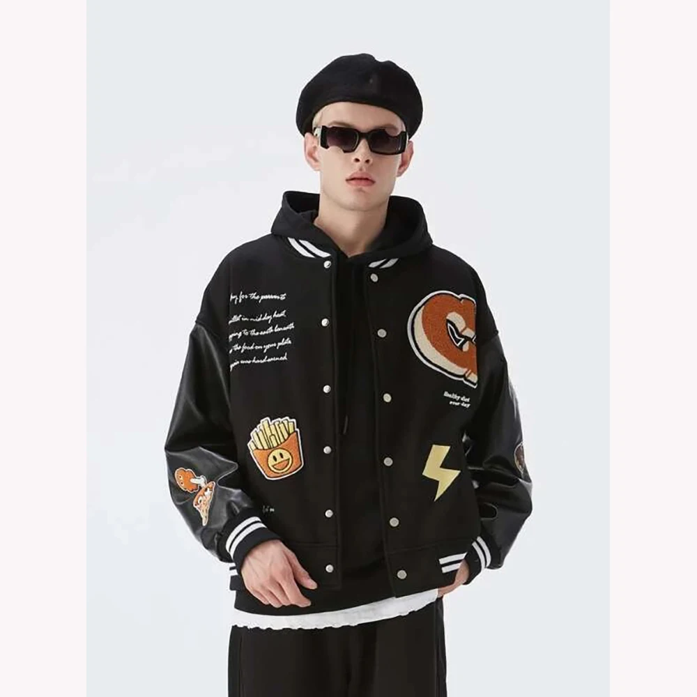 New Arrival Wholesale Price Men Varsity Jacket Customized Made Bomber Varsity Jackets For Men