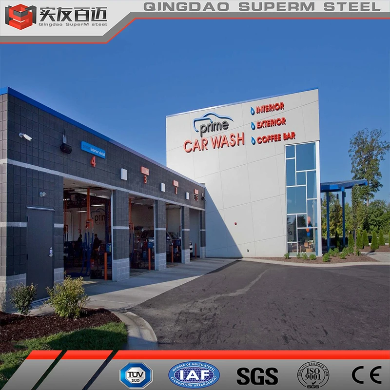 Prefabricated Building Steel Structure Auto Shop Building Multi-storey Type Of Cantilever Structure And Distribution Center
