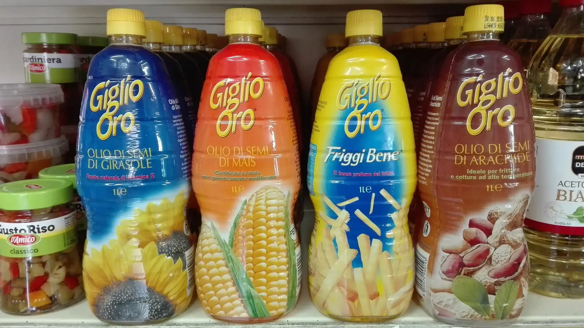 Carapelli Giglio Oro Friggibene Olio di Semi Cooking Oil For Sale