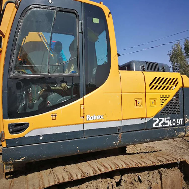 Original Second Hand 22.5Ton Hyundai 225 Crawler225Lc In Stock Excavator Digger With Cheap Price