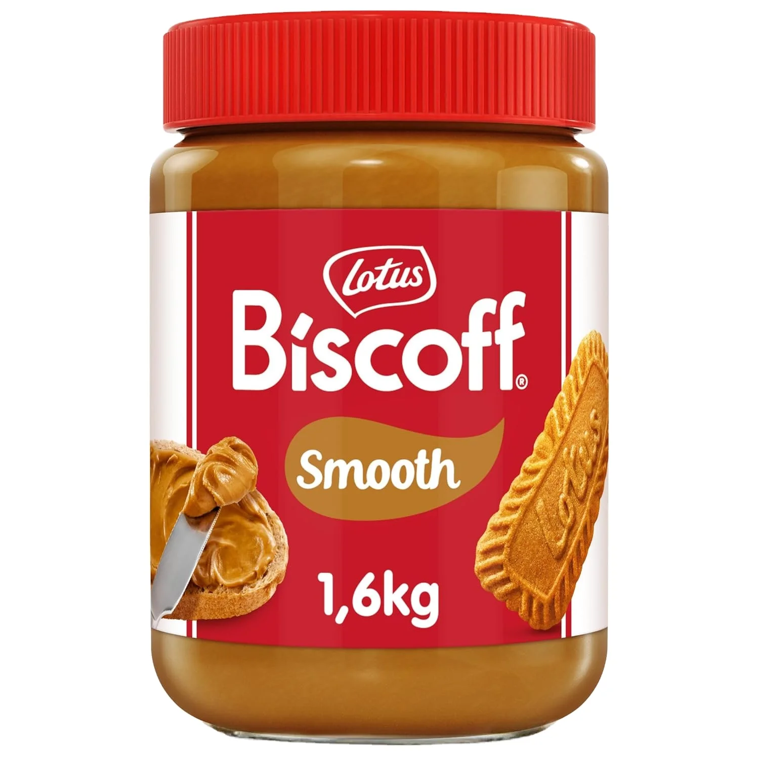 Сжатое печенье Lotus Biscoff 400 г-восхитительно гладкая Слима-спальмабил