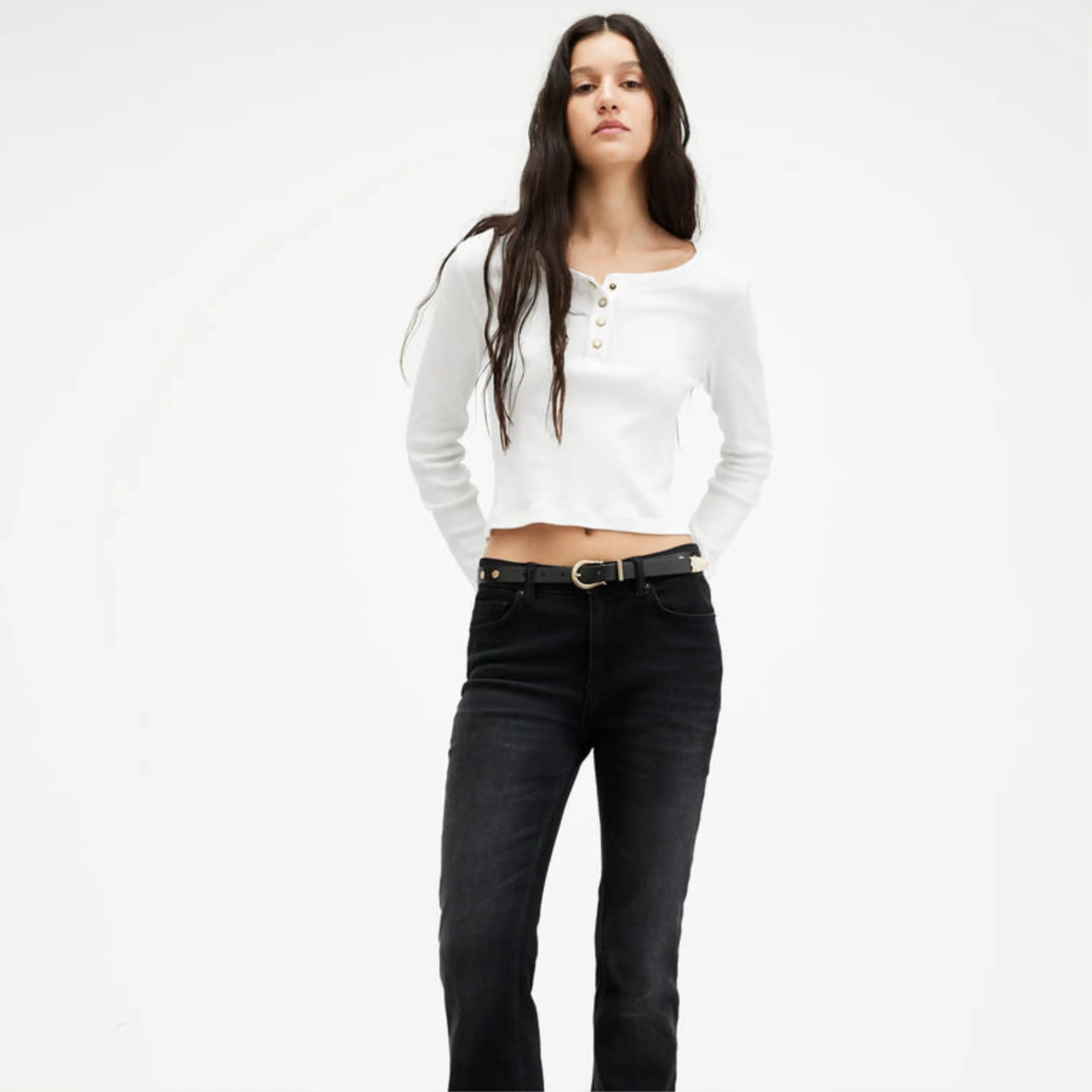 2024 Popular Long Sleeve Fashion Blouses Lady For Women Casual Ladies And Tops Working Women Cutting Sewing Machine